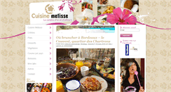 Desktop Screenshot of cuisinemetisse.com